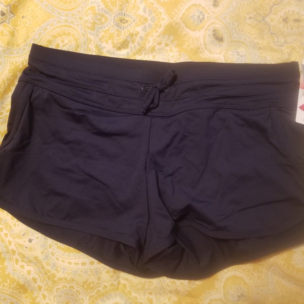 NWT Blue Athleta Kata Swim Shorts, size S